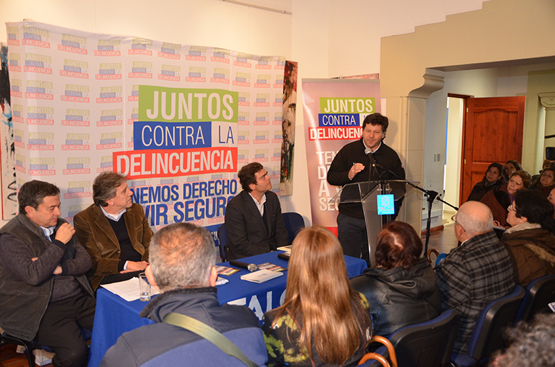 En Talca fue el lanzamiento de la campaña “Juntos contra la Delincuencia”
