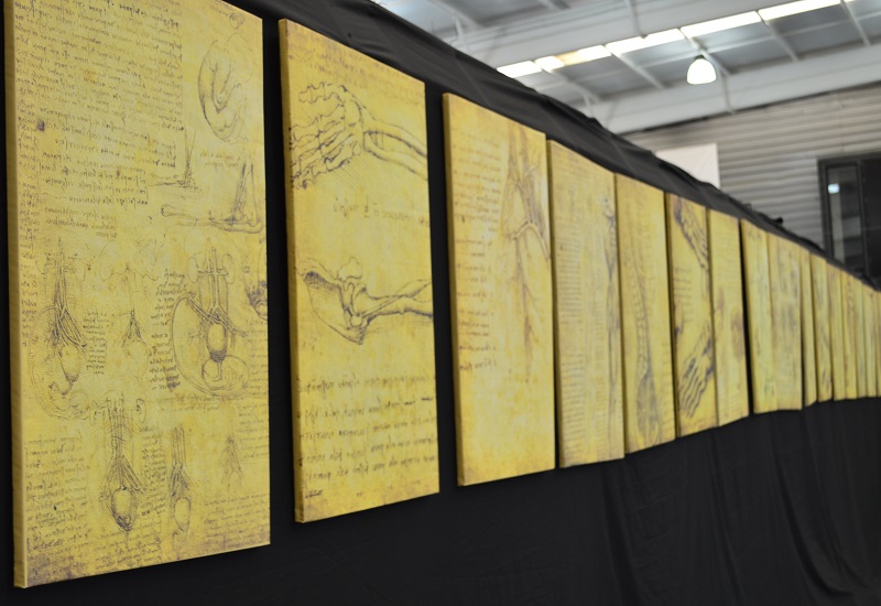 Hasta este domingo estará la muestra internacional “Exhibición Da Vinci”