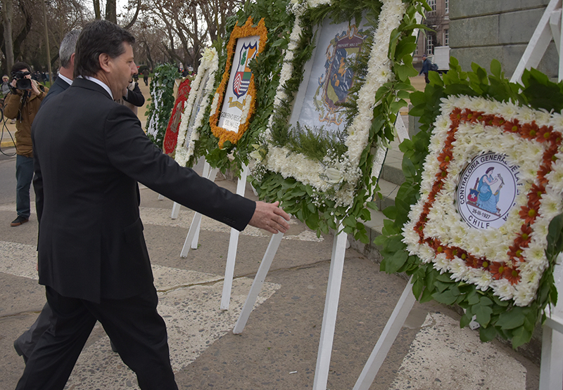 238 años del natalicio de Bernardo O´Higgins se conmemoró en Talca