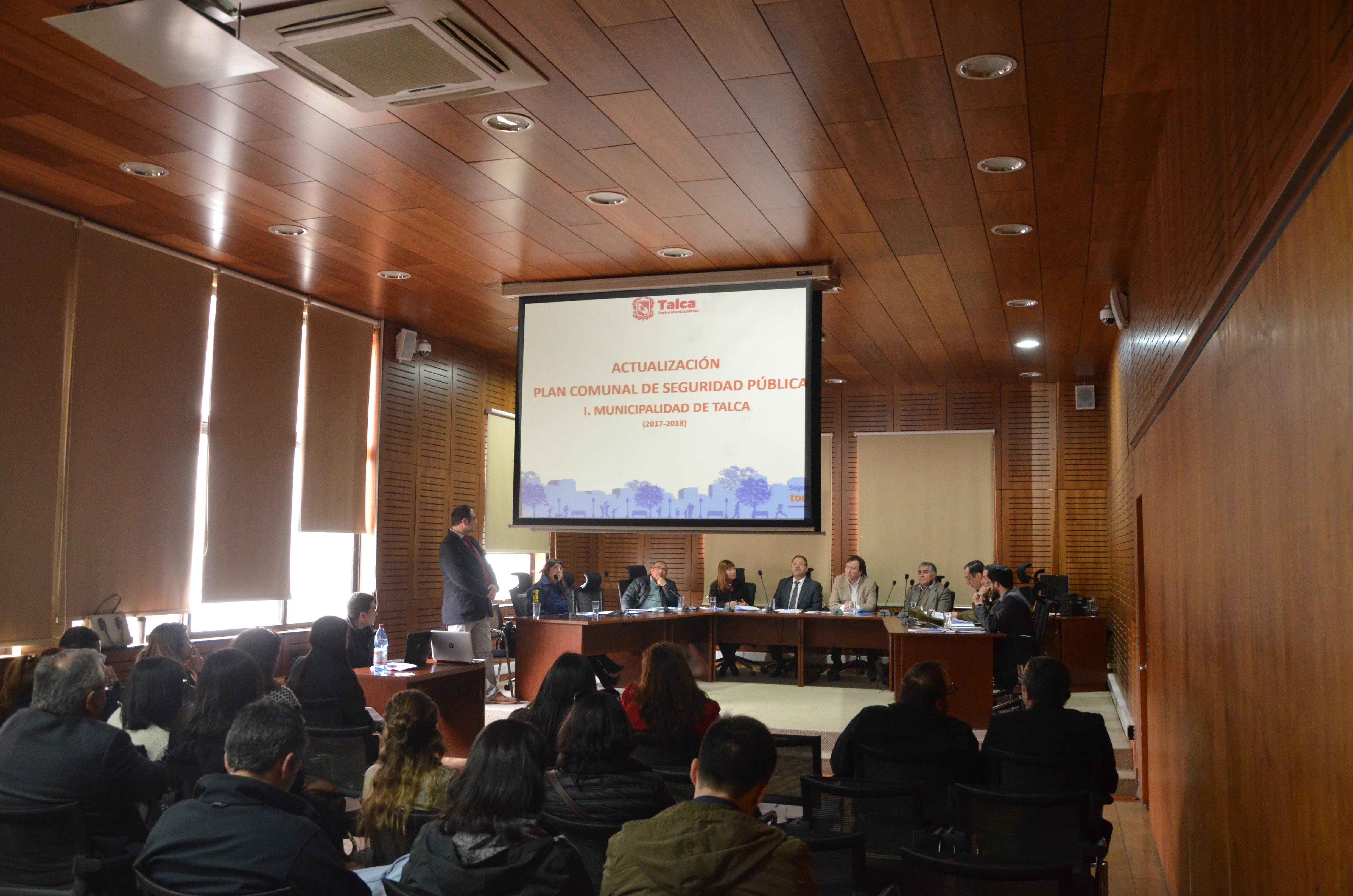 Municipalidad de Talca presenta nuevo Plan Comunal de Seguridad Pública