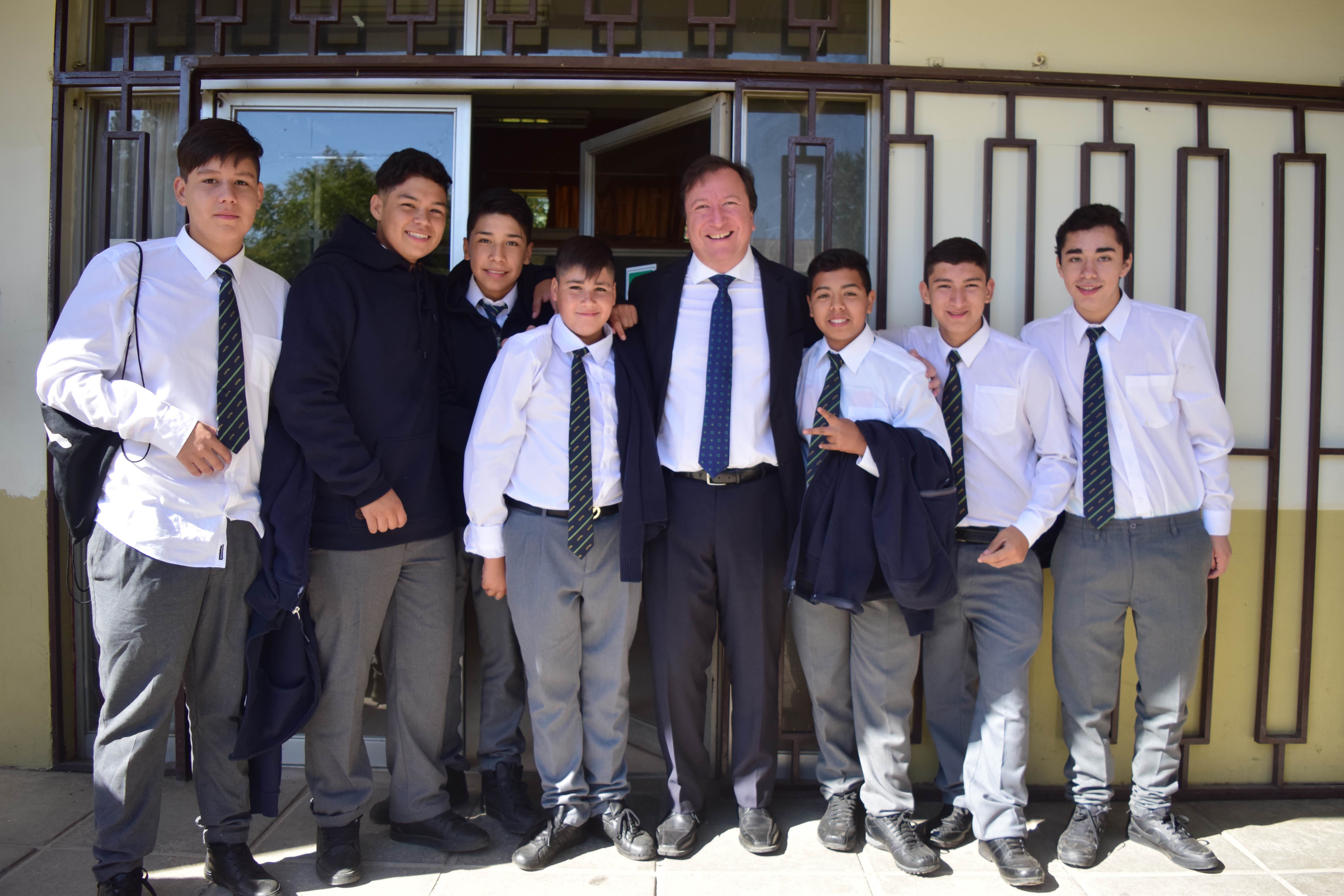 Alcalde de Talca inaugura año escolar 2018 en Liceo Industrial de Talca