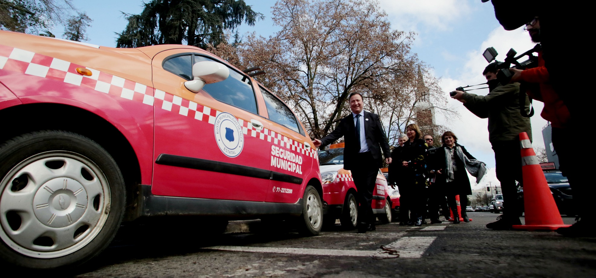 Alcalde de Talca presenta nuevo Departamento de Seguridad Municipal
