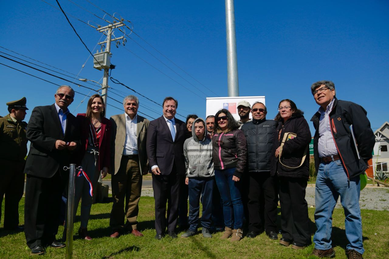 Alcalde de Talca inaugura cámaras de televigilancia en Parque Residencial Bicentenario