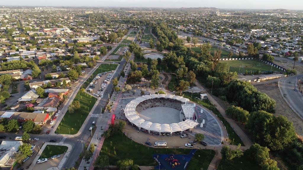 Alcalde de Talca y ministro de Vivienda y Urbanismo encabezan inauguración de primera etapa del nuevo Parque Estero Piduco