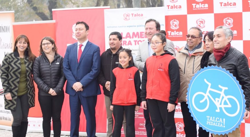 “Alameda para todos”, la apuesta del alcalde de Talca para promover la vida saludable y la recreación en la comuna