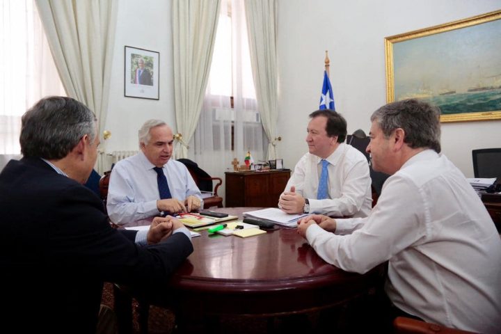 Alcalde de Talca y senador se reúnen con Ministro del Interior y anuncian medidas concretas en seguridad para la comuna