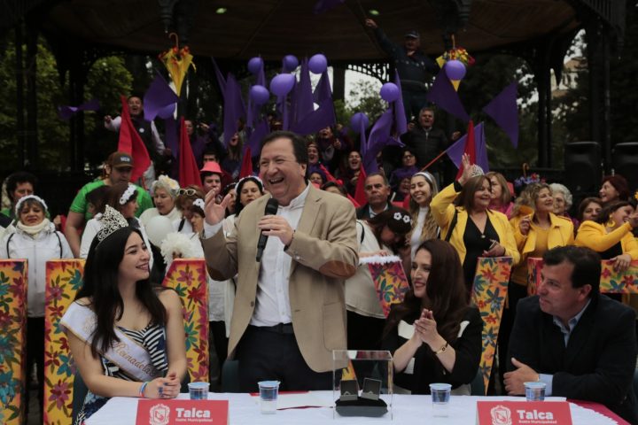 Alcalde de Talca anuncia a Noche de Brujas y Américo como platos fuertes para cerrar Fiesta de la Primavera