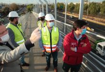 Avanza construcción de pasarela en sector Manso de Velasco de Talca