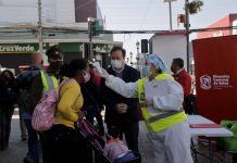 Comenzó el funcionamiento de puntos de control sanitario en calle 1 Sur