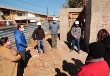 Avanza construcción de sede social en población Santa Marta