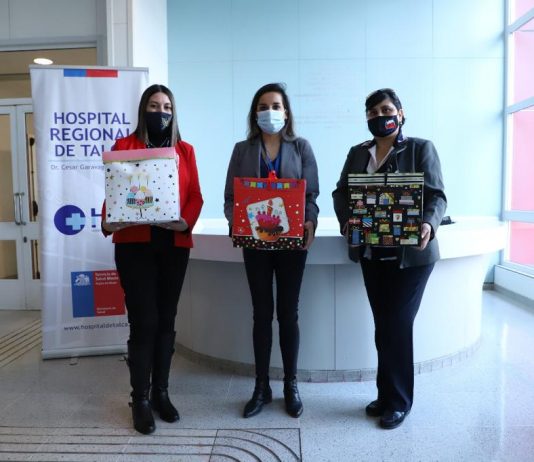 Funcionarios Municipales realizan donación a Oncología Infantil del Hospital de Talca