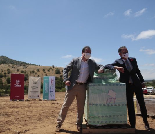 Talca: instalan primera piedra para construcción de Planta de Compostaje