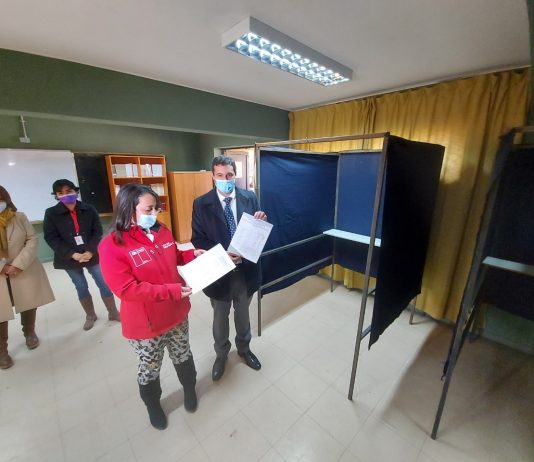 Municipalidad de Talca y Seremi de Salud anuncian medidas sanitarias para el proceso eleccionario del 15 y 16 de mayo