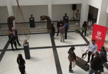 Muestra de Esculturas en Biblioteca Municipal de Talca