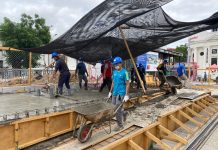 Avanzan construcción de baños públicos en plaza Cienfuegos de Talca