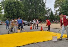 Municipalidad de Talca instala cuatro lomos de toro en la Alameda para evitar carreras ilegales