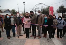 Vecinos de la Villa Mantos del Río de Talca cuentan con una remozada plaza saludable