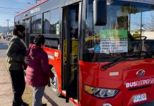 Más de 100 mil personas han sido transportadas gratuitamente en los buses eléctricos de Talca