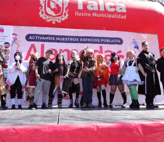 “Alameda para Todos” conmemoró el Día de la Juventud con masiva participación y llamativo concurso de Cosplay en Talca