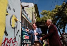 Municipio talquino y Cámara de Comercio local iniciaron renovación conjunta de fachadas comerciales del centro de Talca