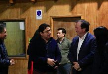 Alcalde Juan Carlos Díaz anuncia iluminación de cancha del club deportivo Aurora de Chile