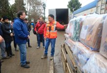 Recolectado en evento musical: Más de 10 toneladas de ayuda entregó Municipalidad de Talca a Licantén