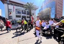 Talca recibió la antorcha de los Juegos Panamericanos y Parapanamericanos 2023