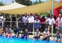 Alcalde Juan Carlos Díaz da el vamos a la apertura de piscinas y talleres de verano en Talca