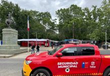 Municipalidad de Talca refuerza 24/7 seguridad en Feria Navideña y Plaza de Armas
