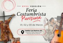 Este fin de semana se realizará la tradicional Feria Costumbrista Purísima en su XVIII versión