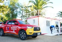 Alcalde Juan Carlos Díaz destacó el inicio de instalación de seis nuevas oficinas municipales de seguridad