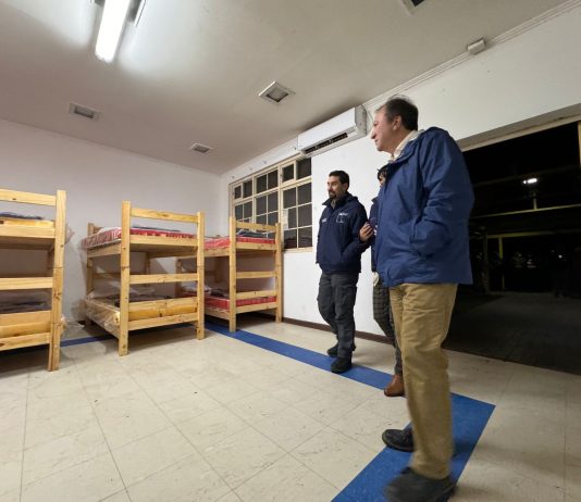 Municipalidad de Talca habilita albergue con capacidad para 80 personas y funcionamiento 24/7