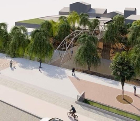 Municipalidad de Talca comenzó la construcción de anhelada pasarela en Estero Piduco con 9 Oriente