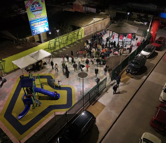 Alcalde de Talca inaugura nueva plaza comunitaria en sector Nuevo Horizonte