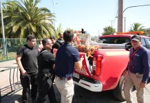 Amplio operativo de Seguridad Municipal y Carabineros permitió despejar el comercio irregular en sectores de alta concurrencia