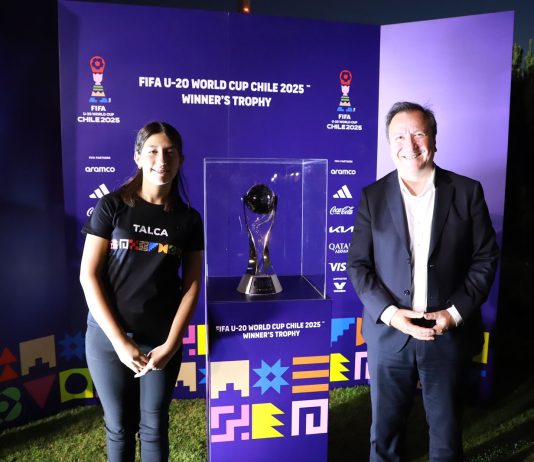Con Talca como protagonista: Presentan marca y eslogan del Mundial de Fútbol Sub-20 de la FIFA que se disputará en Chile