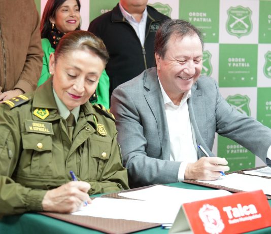 Municipalidad de Talca y Carabineros de Chile sellan relevante convenio para la operación colaborativa de moderna sala de monitoreo de televigilancia