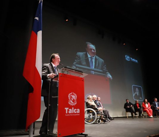 Alcalde de Talca anuncia ambicioso proyecto de Nueva Diagonal Isidoro del Solar en el 283° aniversario de la ciudad