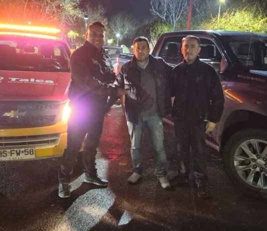 Seguridad Municipal de Talca recupera camioneta robada tras intenso operativo