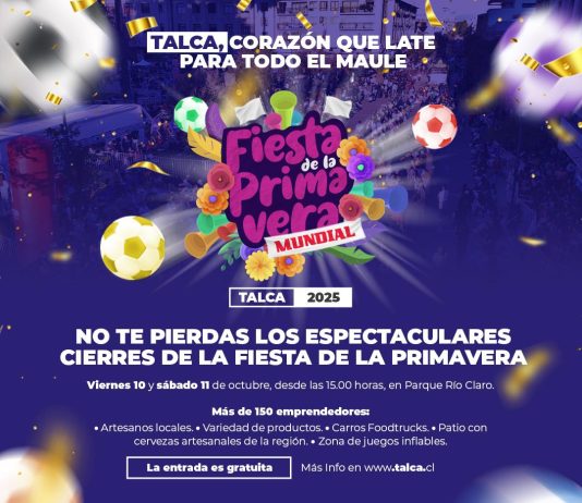 Viernes 10 y sábado 11: Fiesta de la Primavera tendrá gran cierre con la presentación de artistas y emprendedores en Parque Río Claro