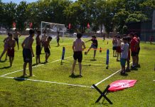 Casi un centenar de niños participaron en el cierre anual de escuelas de fútbol municipales en Talca