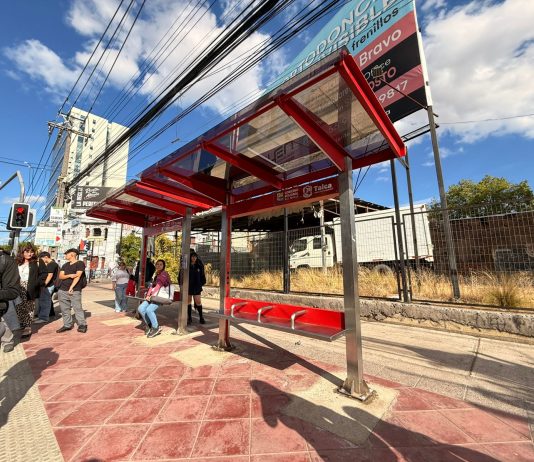 216 nuevos paraderos para los vecinos: Talca avanza en modernidad, seguridad y espacios públicos de calidad