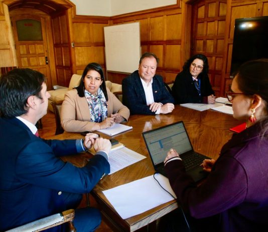 Alcalde Juan Carlos Díaz y senadora Andrea Balladares gestionan apoyo de Subdere para impulsar recuperación del Mercado Central y revitalización del centro de Talca
